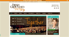 Desktop Screenshot of freshgroundedfaith.com