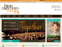 Tablet Screenshot of freshgroundedfaith.com